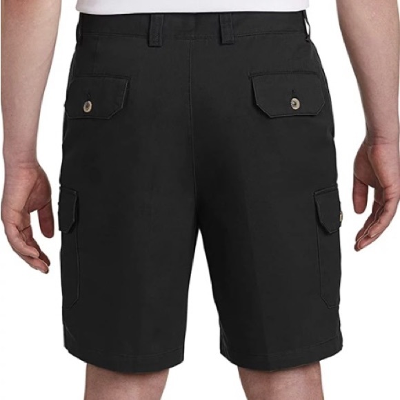 MENS BLACK CARGO SHORTS - Picture 6 of 6